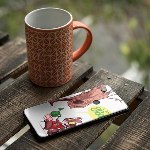 Marvel Rocket Raccoon and Groot Tall Tails Google Pixel 3a Skin